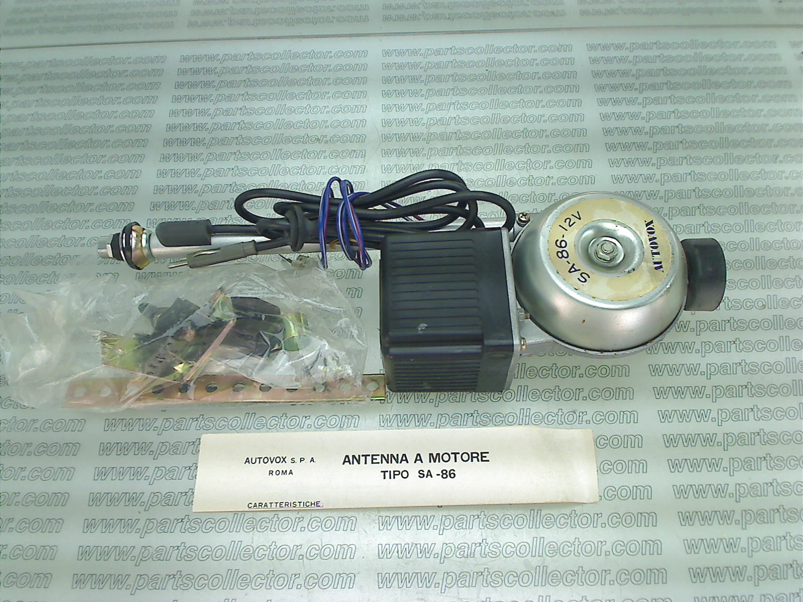 AUTOVOX SA-86 Electrical system code 8107 compatible with: ALFA ROMEO DUETTO SPIDER 105